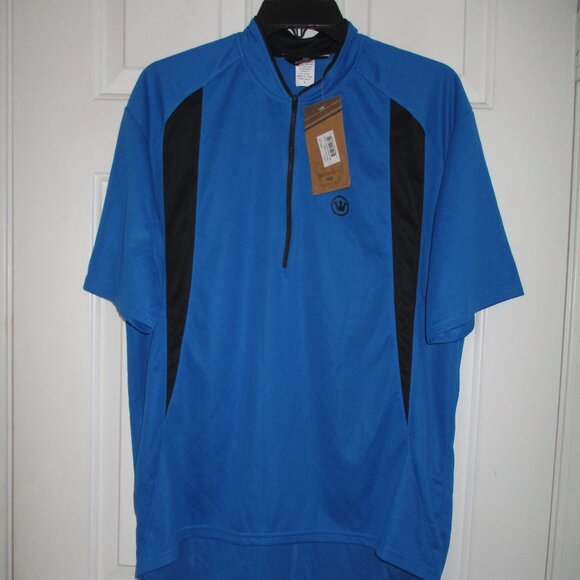 Canari Mens S/S Bike Cycling 1/4 Zip Jersey w/o Triple Pockets - Size Large - Picture 1 of 4